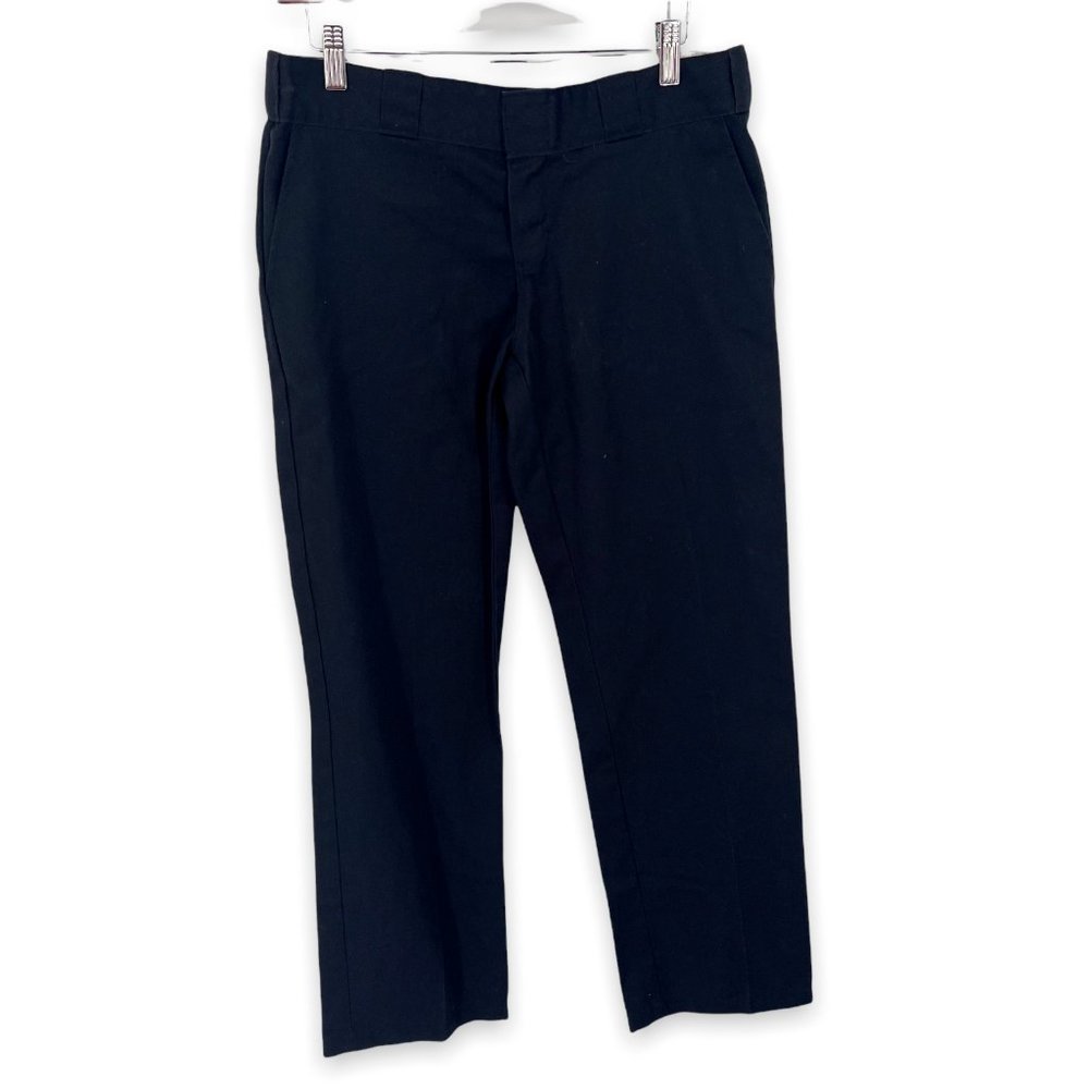 Dickies Straight Leg 774 Original Fit Straight Dress Work Pant Women's 10 Black